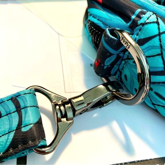 NEW LUG PINK & BLACK FLAMINGO CROSSBODY BAG - Picture 15 of 16